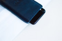 Kožený obal na iPhone // PELTA (Blue)