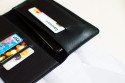 Kožená peněženka na iPhone Xs, Xr & Xs Max // ENTRY (Black)