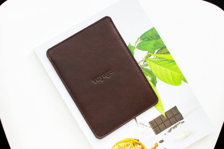 Leather iPad sleeve // PELTA (Coffee)