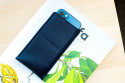 Kožený obal na iPhone 12, 11 Pro & Xs Max // PELTA (Blue)