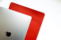 Kožený obal na iPad // Pelta (Red)