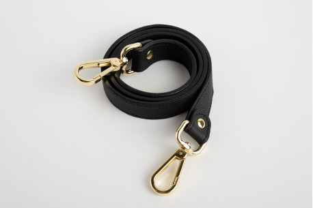 Men's leather belt // PIKE (Black)