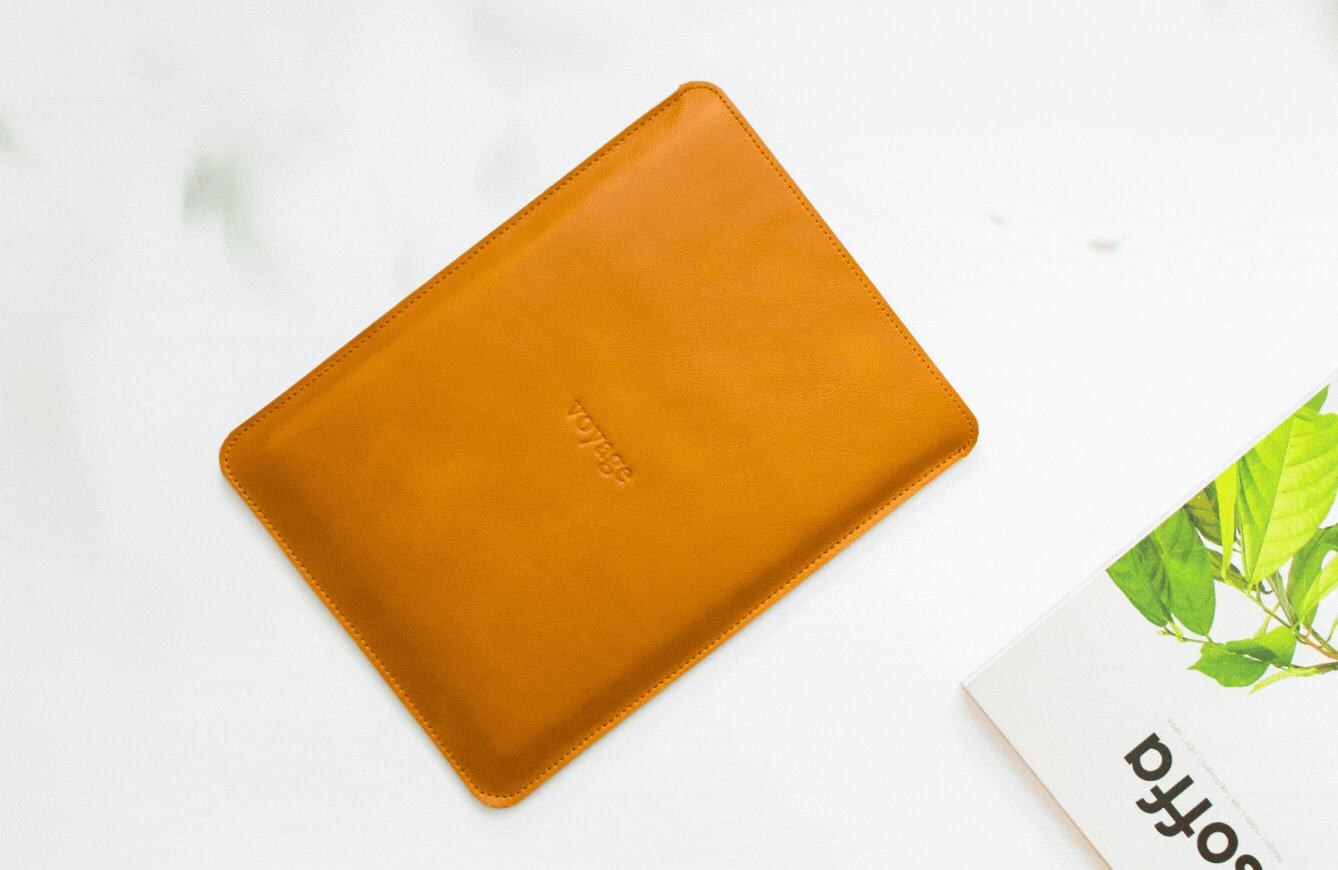 iPad 11 leather sleeve